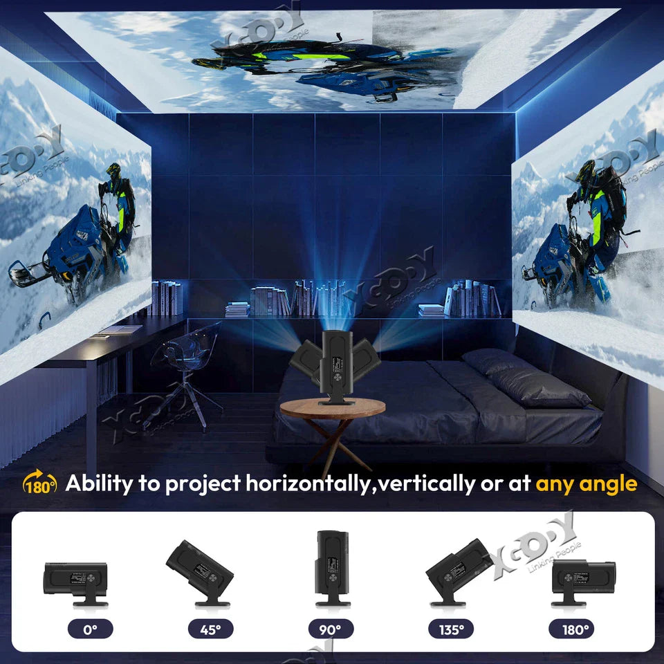 LenoCast Smart Projector – 4K with Android Support